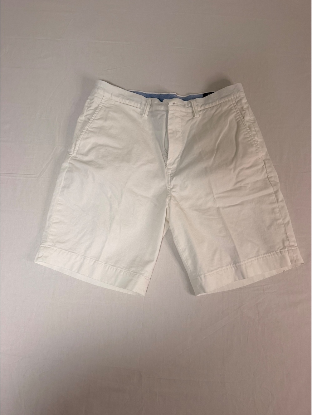 Polo Ralph Lauren White Stretch Classic Fit Shorts Size 34